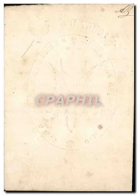 Cachet d'honneur — Sainte-Marie — editor desconhecido — Verso