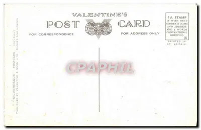 Ołtarz, Katedra Westminstera, Londyn — wydawca Valentine & Sons Ltd, nr G 8439 — Rewers