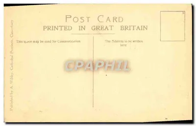 Krypta, Katedra w Canterbury — wydawca A. Wildley, n° 26890 — Rewers