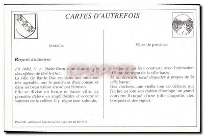 Bar-le-Duc - Rue Rousseau — La Lorraine Illustrée, n°41 — Achterkant