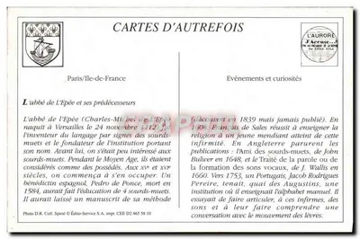 Paris - Instituição Nacional dos Surdos-Mudos - Oficina de Carpintaria — Verso