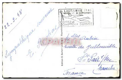 Montreux - Territet i Dziewice Południowe — n°920 — Rewers