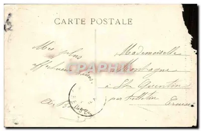 O Rocher do Sphynx entre Champeix e Saint-Nazaire — L'Auvergne Pittoresque, n°905 — Verso