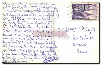 Ricordo di Nizza — vista della promenade e del porto — editore non visibile — Verso