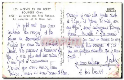 Les Merveilles du Berry — Le jardin des Prés Fichaux (Bourges, Cher) — Éditions Valoire — Rewers