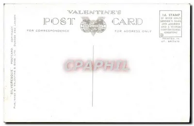 Catedral de Westminster, Londres — vista externa — Valentine's Postcard, n° G.8435 — Verso