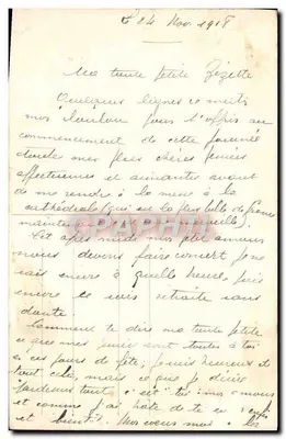 Stara pocztówka Strasbourg, Munster — Rewers