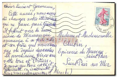 Paisagem rural com ponte e casa — ilustração — editor desconhecido — Verso