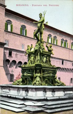 Bologna - Fontana del Nettuno — wydawca A. Jurizza