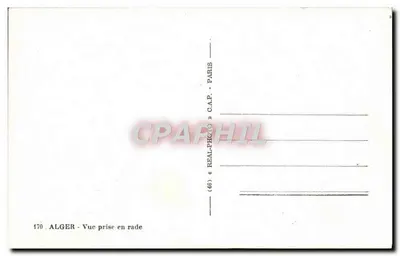 Algerije — Uitzicht genomen in haven — G.A.P. - Parijs — Achterkant