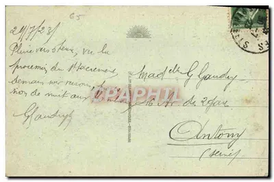 Lourdes - Bazylika i Esplanada — Wydawca: Posty, n° 12 — Rewers