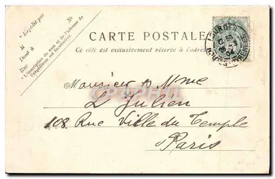 Lourdes. Bazylika i Kalwaryjny Krzyż — V.P. Paris N.23 — Rewers