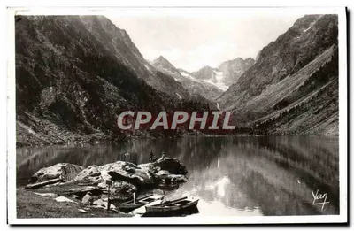 Lago de Gaube e o Vignemale — Cauterets — Edição Photo Guimault, Lourdes