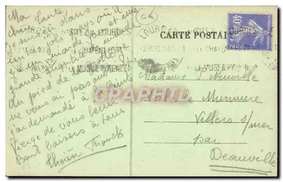 Lourdes — Wnętrze kościoła — Les Pyrénées, n° 676 — Rewers