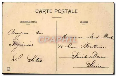 Lourdes - Vista aerea sulla basilica — Frères, Toulouse, n° 815 — Verso