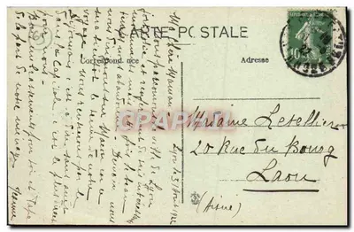 Absydę Fourvières — Lyon — E. B. n°59 — Rewers