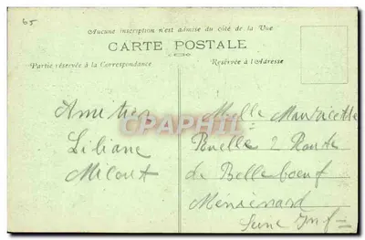 A Esplanada do Castelo — Lourdes (Hautes-Pyrénées) — Fototipia Marcel Delboy, Bordeaux — Verso