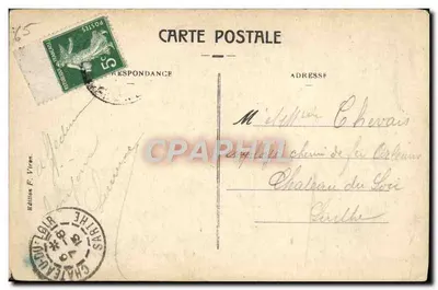Baseny — Zamek Viron — Wydawnictwo F. Viron, nr 92 — Rewers