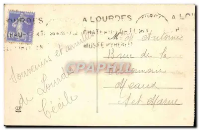 As Altas-Pirineus - Lourdes - As Piscinas — Editor: Hélène Labbé, n° 198 — Verso