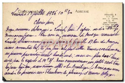 Lourdes - La Vallée d'Argelès et la Chaîne des Pyrénées vues du Pic du Jer - LL 158 — Verso