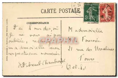 Lourdes — A Basílica — Edição Artística, J. Saulbrouss, Lourdes, n°33 — Verso