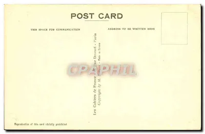 Bouquet de fleurs et drapeaux — citations de Noël et Nouvel An — éditeur Les Cabiers de France, Paris — Verso