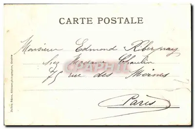 Thonon-les-Bains — widok jeziora i portu — J. J. 179 — Rewers