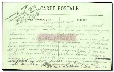 Le Tréport — Port i kościoł — wydawca nieznany, nr serii 151 — Rewers