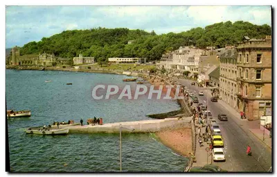 Bilhete postal moderno Oban Esplanade From The South