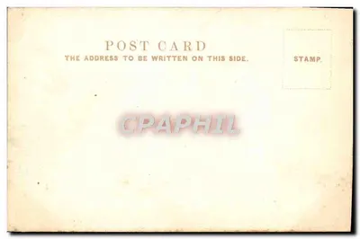 Albert Hall — Londres — cartão postal antigo — Verso