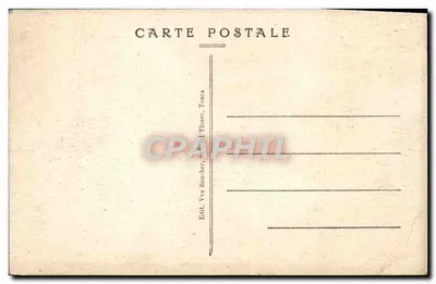 Marmoutier (Loire-et-Loire) — Ruiny Starej Bazyliki (strona wschodnia) — V.V. — Rewers