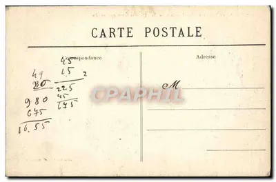 Punt van Penmarch — Baai van de Torche — Studie van golven in storm — Collectie Villard, Quimper — Achterkant