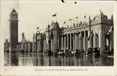 Palais de Communications — Exposition Internationale de Barcelone 1929 — éditeur GRAFILAS E I S