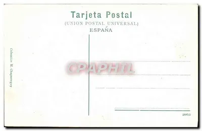 El Cristo de Montañés — Sewilla, Katedra — Wydawca nieznany, nr serii 506.883 — Rewers