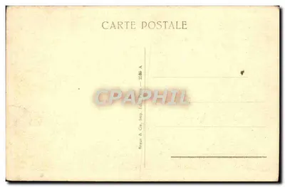 Zamek w Versailles — Pokój sypialny Ludwika XV — Braun & Cie, Imp. Paris — Rewers