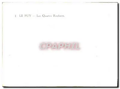 Le Puy — Los Cuatro Rocas — Reverso