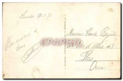 Lourdes — Zamek-Fort — Wieża – wydawca Lourdes, nr 98 — Rewers