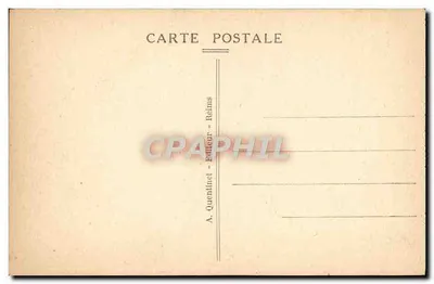 Reims — A Catedral — 190 — A. Quentinet - Reims — Verso