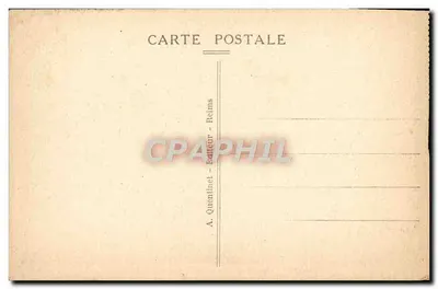 Reims — La Porte Mars — éditeur A. Quenlinet — Verso