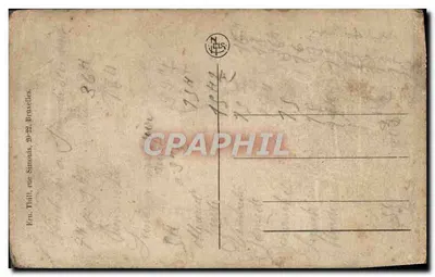Bilhete postal antigo Freyr Le Chateau — Verso