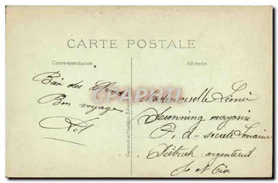 Versailles — Algemene uitzicht op het Paleis en het Park — A.P. — Achterkant