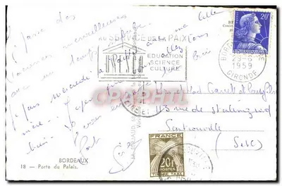 Porta do Palácio — Bordeaux — Tilo — Verso