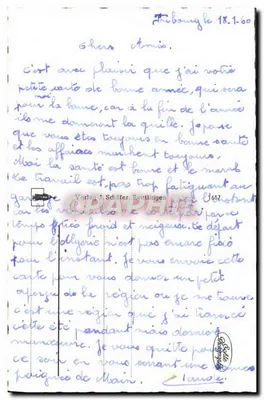 Saudações da Suaíça Alb — Verlag J. Schäffer, Rottlingen — Verso
