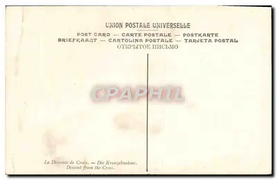 Cristóbal de Morales — Opuszczenie Krzyża — Muzeum Provincial w Sewilli — Rewers