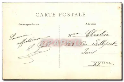 Olivet - La Fonte del Loiret — editore A. G. n° 521 — Verso