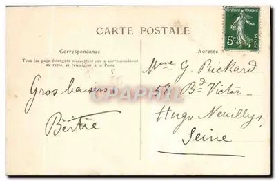 Environ de ROYAN - VALLIÈRES, La Grande Crevasse — Éditeur : CHU & Cie, n°87 — Verso