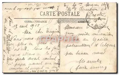 PLOUDALMÉZEAU — Ruínas do Castelo de Pralmeur — L. P. Éditeur, Brest — Verso
