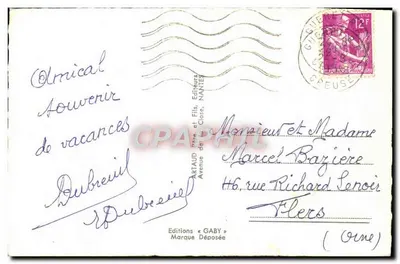 Saint-Flour — widok ogólny, zamek Alleuze, most Garabit, katedra, planzé — Éditions Gaby — Rewers
