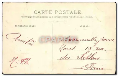 Guerre au Célibat — Plus de Vieilles Filles — Faites votre choix Mademoiselle — Édition Bergeret — Verso