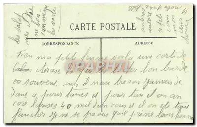Arras — Desolação após os bombardeios alemães — LL, n°420 — Verso